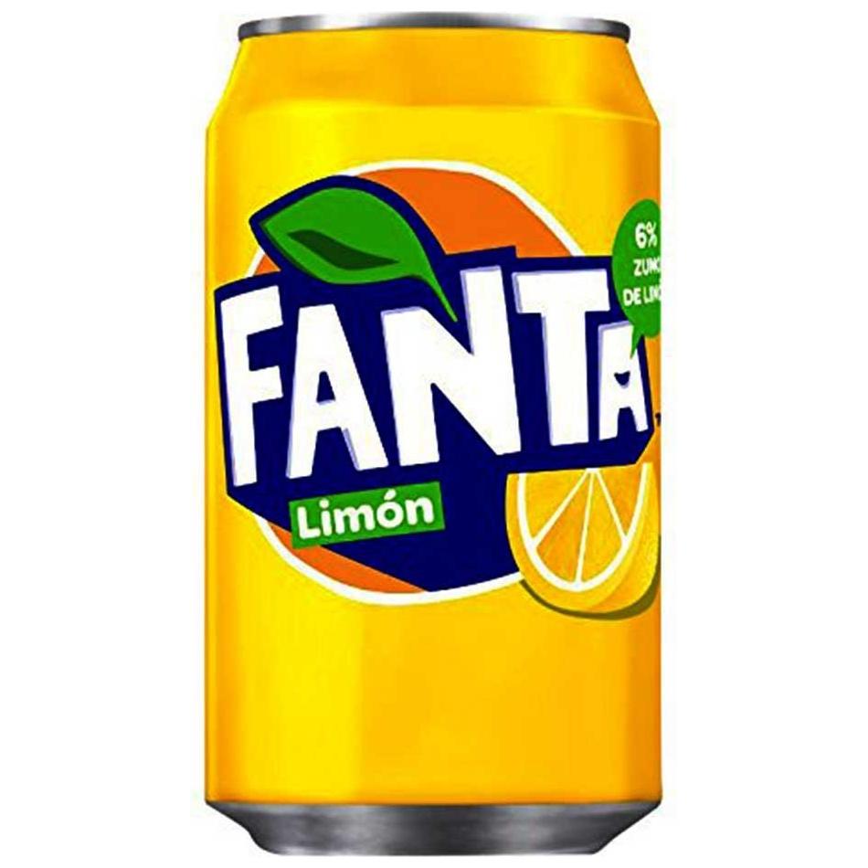 Fanta Limón Lata 33cl - Pack 24 unidades - En Copa de Balón